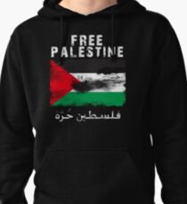 Vintage Free Palestine T shirts & Gifts Pullover Hoodie