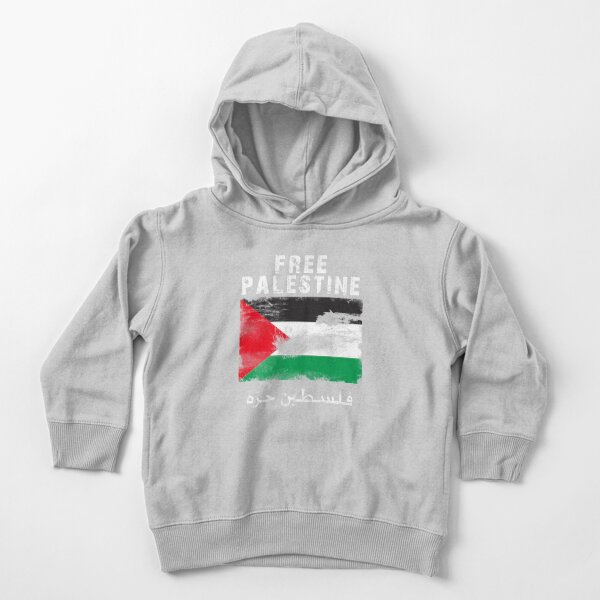 Vintage Free Palestine T shirts & Gifts Toddler Pullover Hoodie