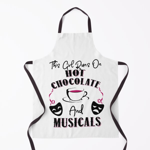 Item preview, This Girl Runs On Hot Chocolate and Musicals T-Shirt designed and sold by KsuAnn.
