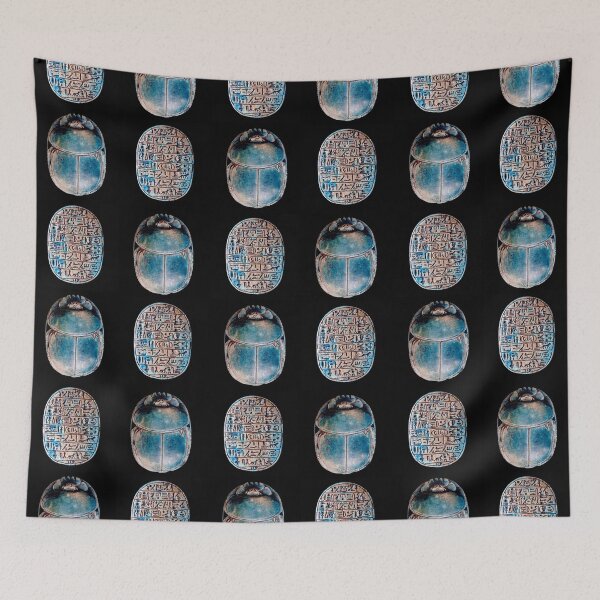 Item preview, Amunhotep III commemorative lion hunt scarab (top and bottom pattern)  designed and sold by DotorEaon.