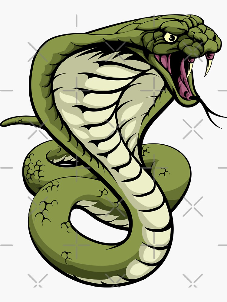 Gothic King Cobra Jfs Sticker For Sale By Csb Csb Redbubble 5874