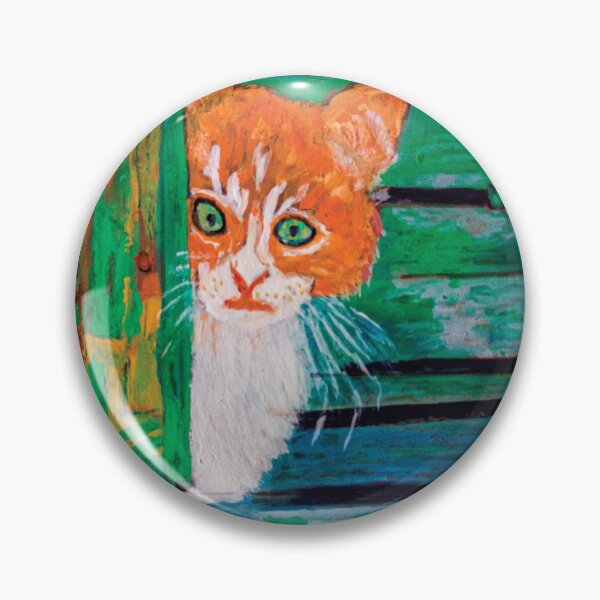 Item preview, I Am Watching You, cat pastel painting designed and sold by pineappledizajn.