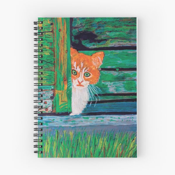 Item preview, I Am Watching You, cat pastel painting designed and sold by pineappledizajn.