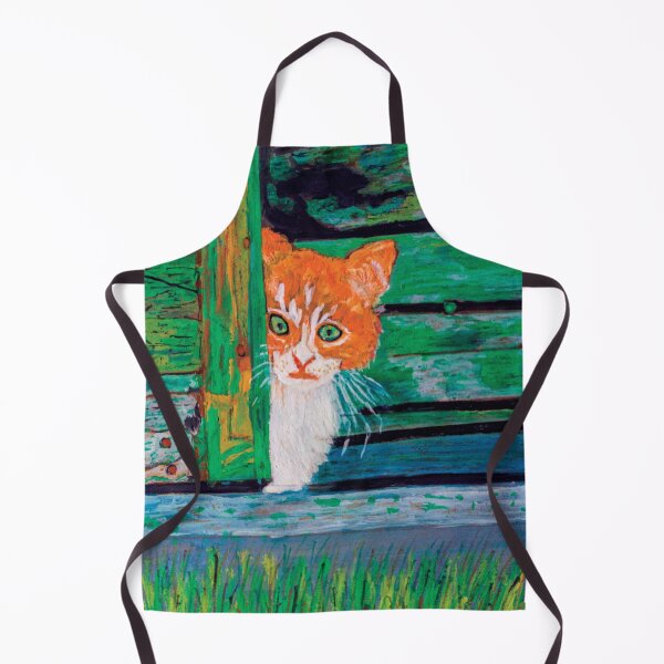 Item preview, I Am Watching You, cat pastel painting designed and sold by pineappledizajn.
