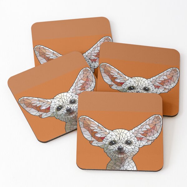 Item preview, Fennec fox geometrical art designed and sold by Daydreamer753.