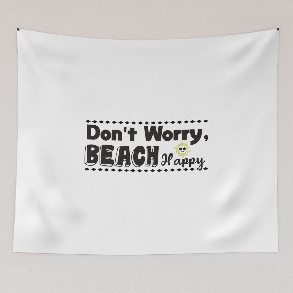 Item preview, Don't worry, beach happy designed and sold by designisthelife.