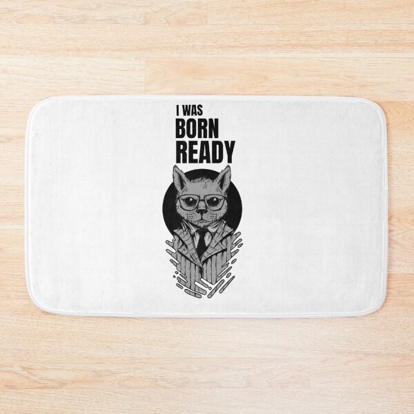 Item preview, Smart cat design, I was born ready designed and sold by GLwithUs.