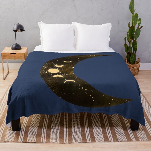 Item preview, Gold Crescent Moon Phases designed and sold by Spells Sell.