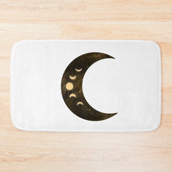 Item preview, Gold Crescent Moon Phases designed and sold by Spells Sell.