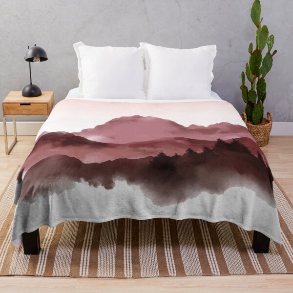 Item preview, Mountain watercolor view background designed and sold by ThebestArtshop.