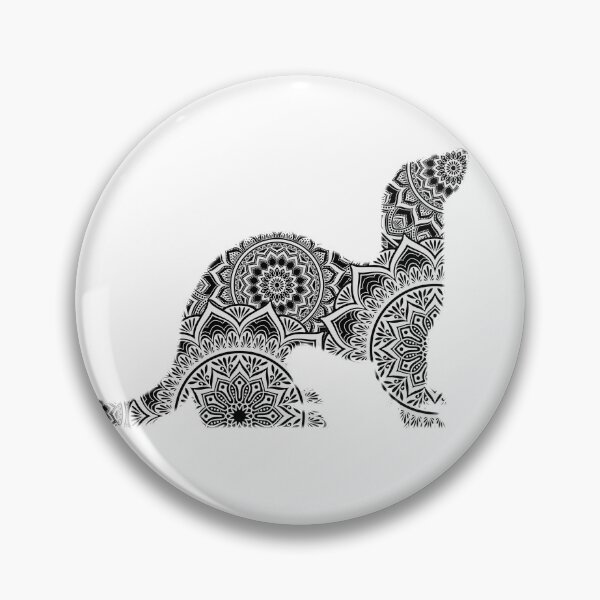 Artikelvorschau, Frettchen Mandala entworfen und verkauft von OraitoShop.