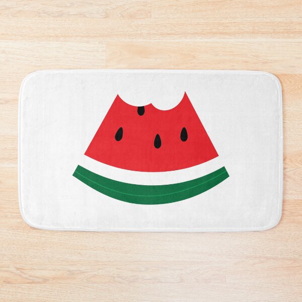 Item preview, Half-eaten slice of watermelon illustration. designed and sold by drommmes.