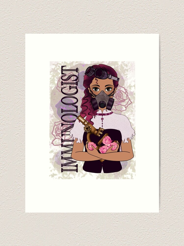 Alternate view of Immunologist 2 (STEAMpunk Art) Art Print