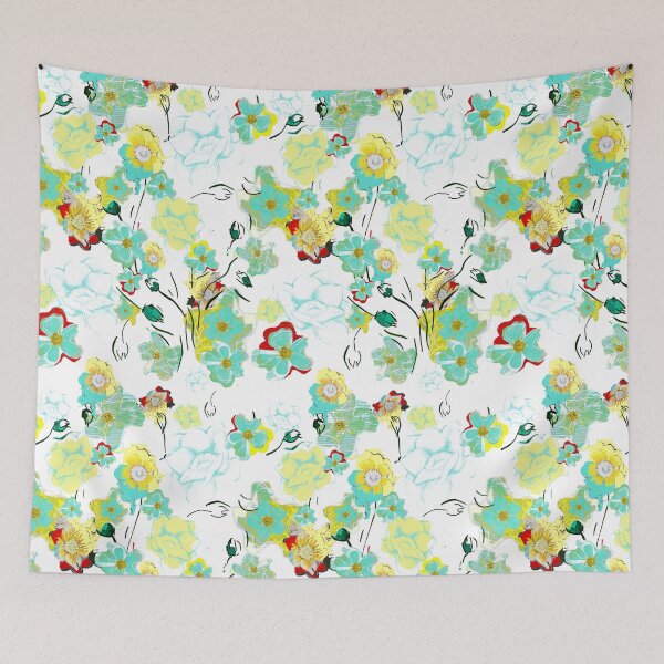 Item preview, artistic flower illustration designed and sold by cemreyigitsahin.