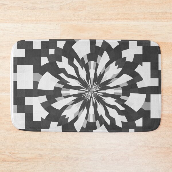Item preview, Raster kaleidoscope greys designed and sold by aapshop.
