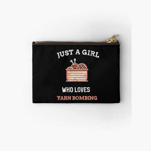 Item preview, Just A Girl Who Loves Yarn Bombing designed and sold by joabaj.