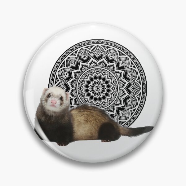 Artikelvorschau, Frettchen Mandala entworfen und verkauft von OraitoShop.