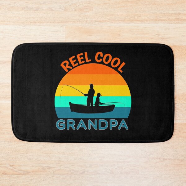 Item preview, Reel Cool Grandpa Taking His GrandSon or GrandDaughter Fishing Retro Sunset designed and sold by KeysTreasures.