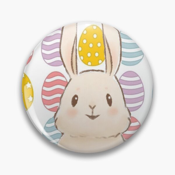 Item preview, COLORFULL EASTER EGG WITH A KAWAII BUNNY designed and sold by MONISIOART.