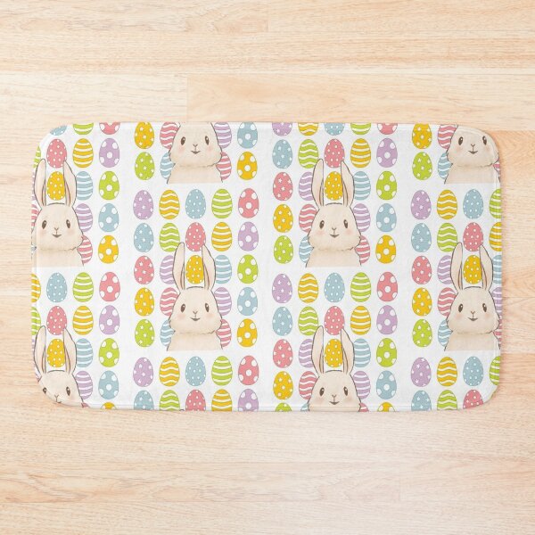 Item preview, COLORFULL EASTER EGG WITH A KAWAII BUNNY designed and sold by MONISIOART.
