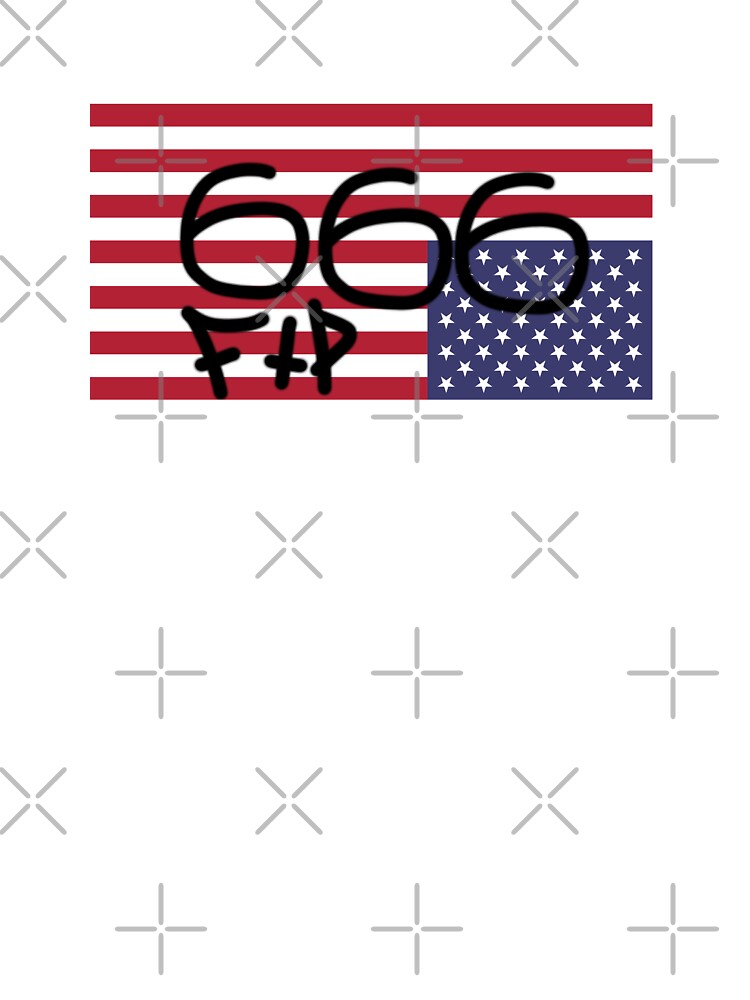 666 Ftp American Flag Baby One Piece By Imsebisells Redbubble