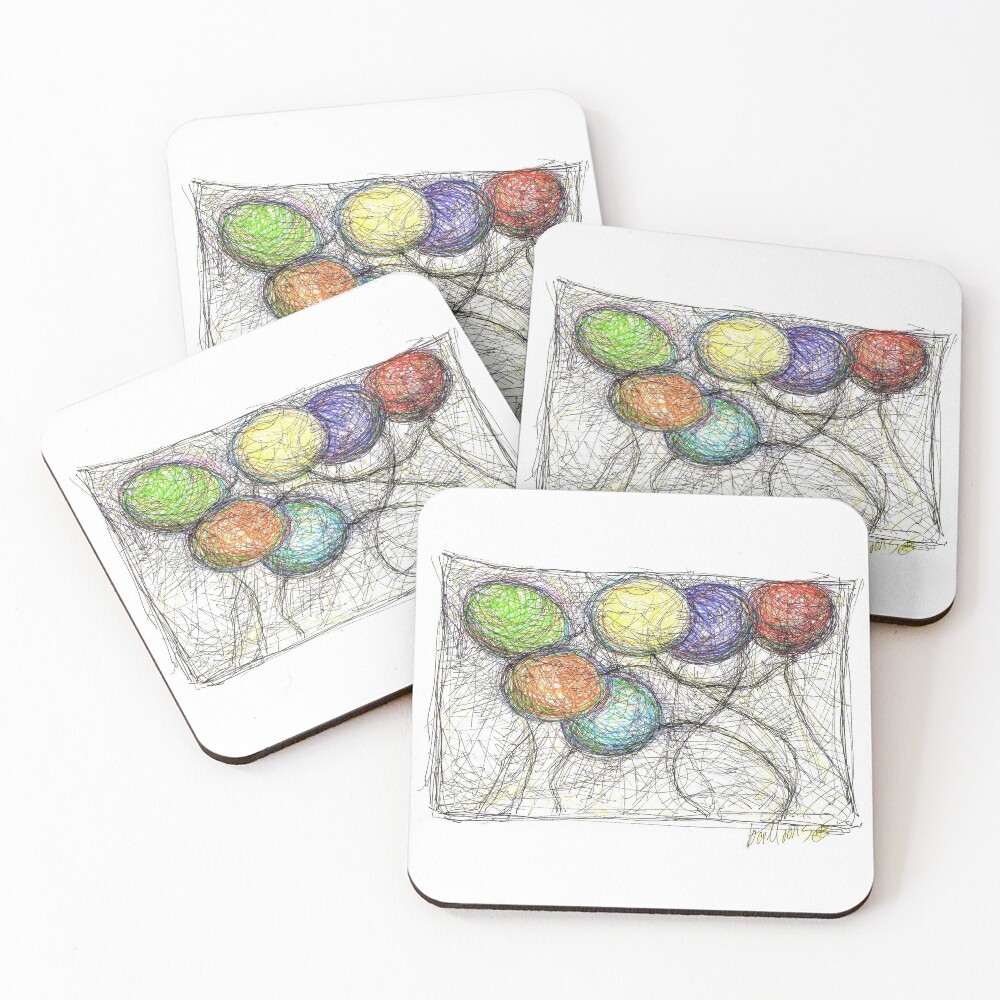 Item preview, Coasters (Set of 4) designed and sold by m3ga3ra.