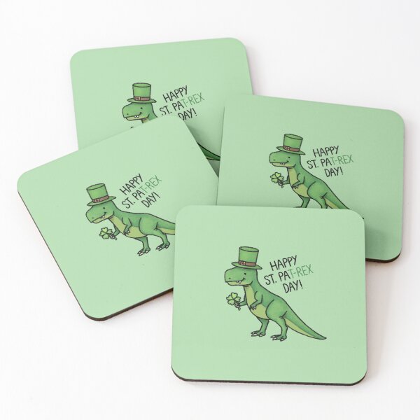 Item preview, Happy St Pat-rex Day! designed and sold by drawforpun.