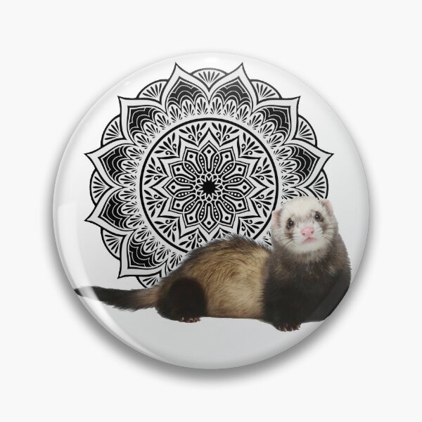 Artikelvorschau, Frettchen Mandala entworfen und verkauft von OraitoShop.