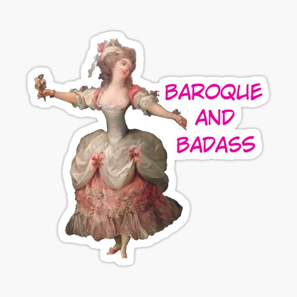 Aperçu de l'œuvre Baroque et Badass créée et vendue par couragetoday.