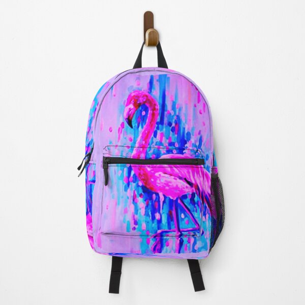 Item preview, BRIGHT PINK AND PURPLE FLAMINGO 3D ABSTRACT designed and sold by THE AMERICAN TEEVANGELIST.