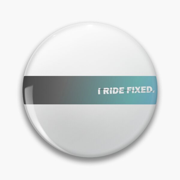 Item preview, I Ride Fixed Sliced Text Art Blue Gradient designed and sold by RabeDesigns.