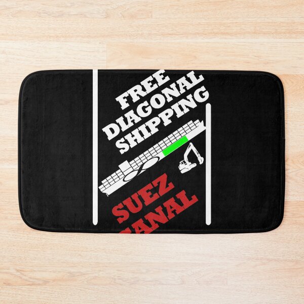 Item preview, Free Diagonal Shipping Ever Given Green Suez Canal Blocked Container Ship designed and sold by reddeercom.