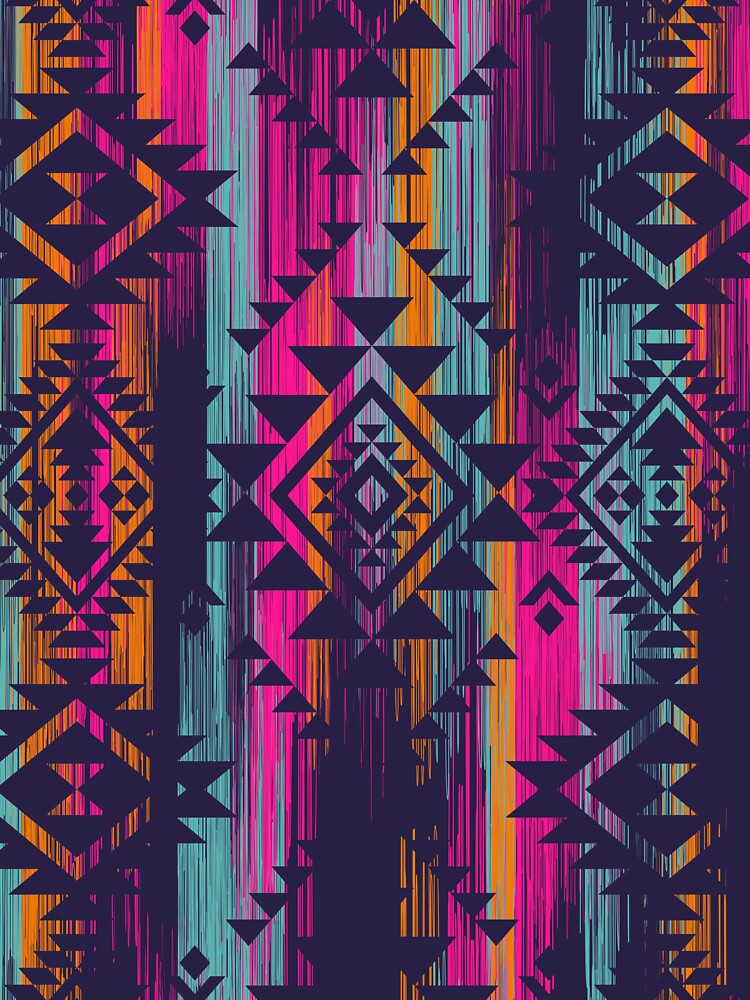 Seamless colorful navajo pattern stock illustration  Aztec pattern  wallpaper Aztec pattern drawing Navajo pattern