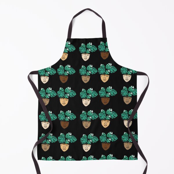 Item preview, Multicultural Monstera PlantPerson With Face Tattoos, Black designed and sold by 10pmCreations.