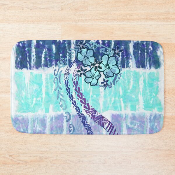 Item preview, Hawaiian Creative Turqoise Tribal Tie Dye designed and sold by sunnthreads.