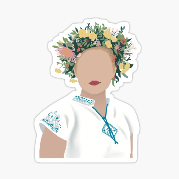 Item preview, Midsommar May Queen, A24 Art, Midsommar T-Shirt, Midsommar Phone Case, Midsommar Stickers designed and sold by snarkyandsage.