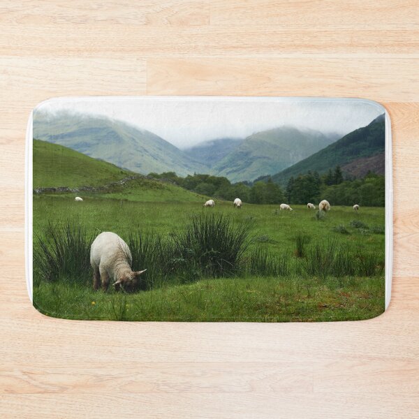 Item preview, Sheep farm at the base of Ben Nevis Scotland designed and sold by AmberCamera.