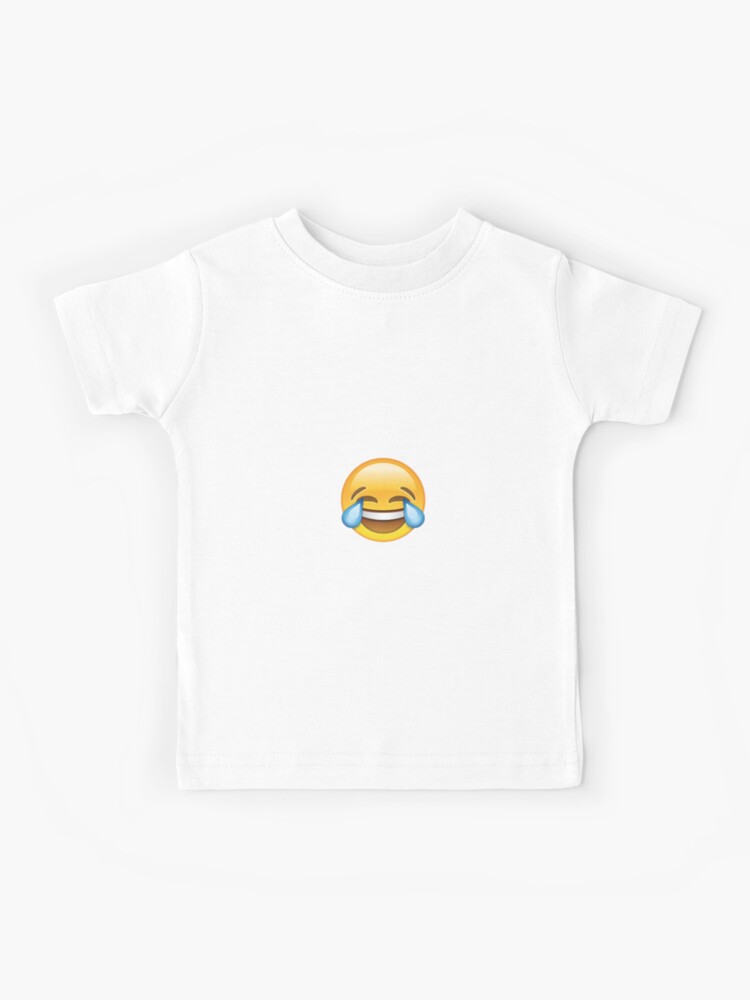 Camiseta Para Ninos Divertido Emoji Llorando Riendo Png Camiseta Polainas Increible De Hea13y Redbubble