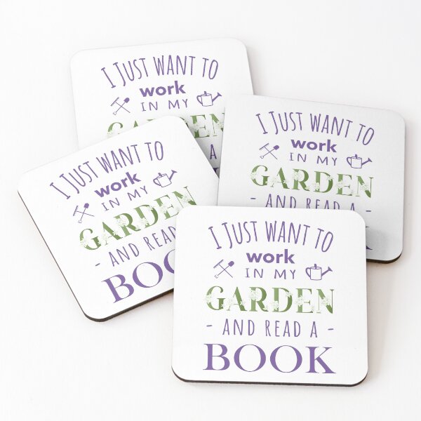 Item preview, I just want to work in my garden and read a book designed and sold by hendeJens.
