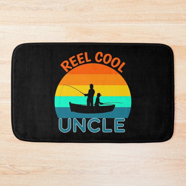 Item preview, Reel Cool Uncle Taking His Niece or Nephew Fishing Retro Sunset designed and sold by KeysTreasures.