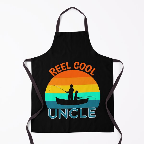 Item preview, Reel Cool Uncle Taking His Niece or Nephew Fishing Retro Sunset designed and sold by KeysTreasures.