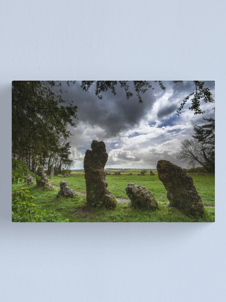 Alternate view of The Rollright Stones -The King's Men Canvas Print