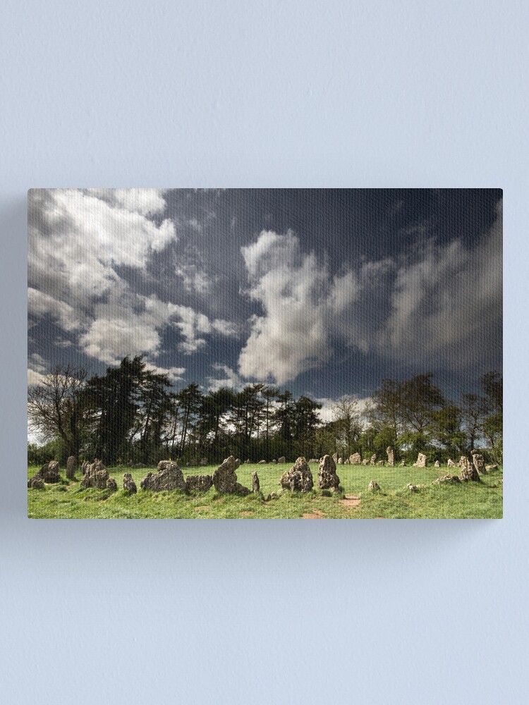 Alternate view of The Rollright Stones at Beltane Canvas Print