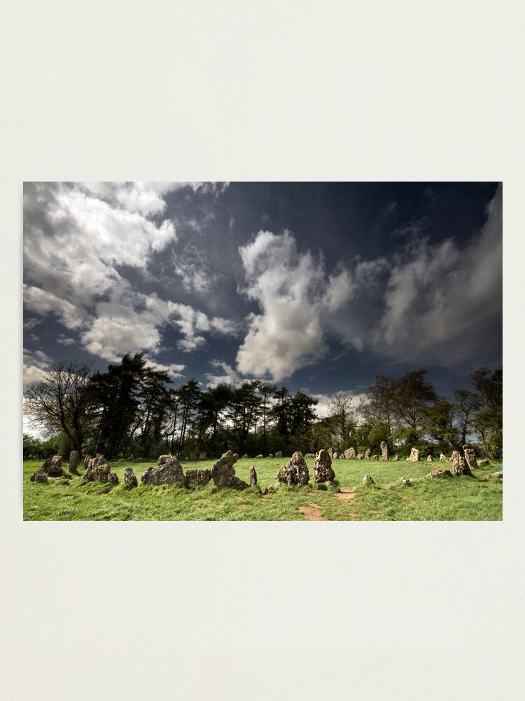 Alternate view of The Rollright Stones at Beltane Photographic Print