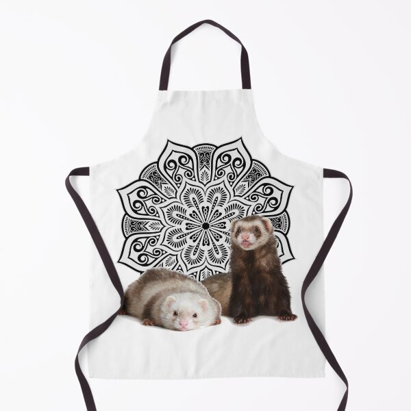 Item preview, Ferret Couple with Mandala designed and sold by OraitoShop.