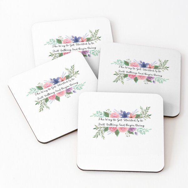 Item preview, The Way To Get Started Is To Quit Talking And Begin Doing designed and sold by GulQari.