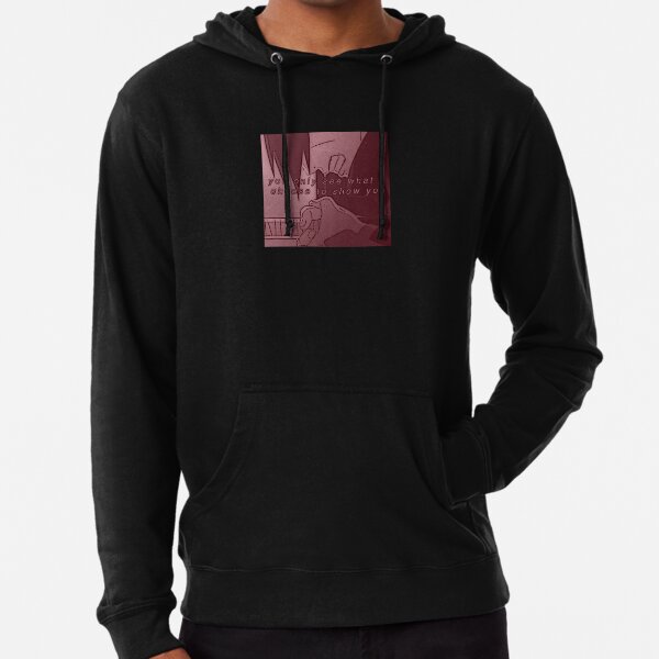 tu ne vois que ce que je choisis de te montrer Sweat à capuche léger