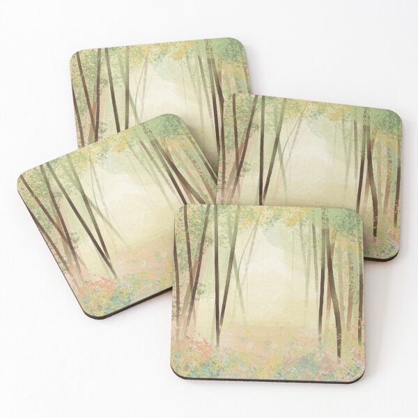 Item preview, Misty morning in the spring forest  designed and sold by Mashusha-art.