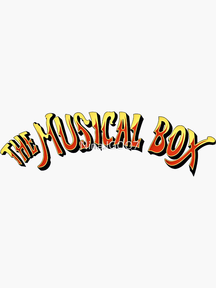 "The Musical Box" Sticker for Sale by NinaJG007 Redbubble