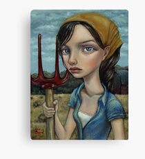 Farm Girl Canvas Print